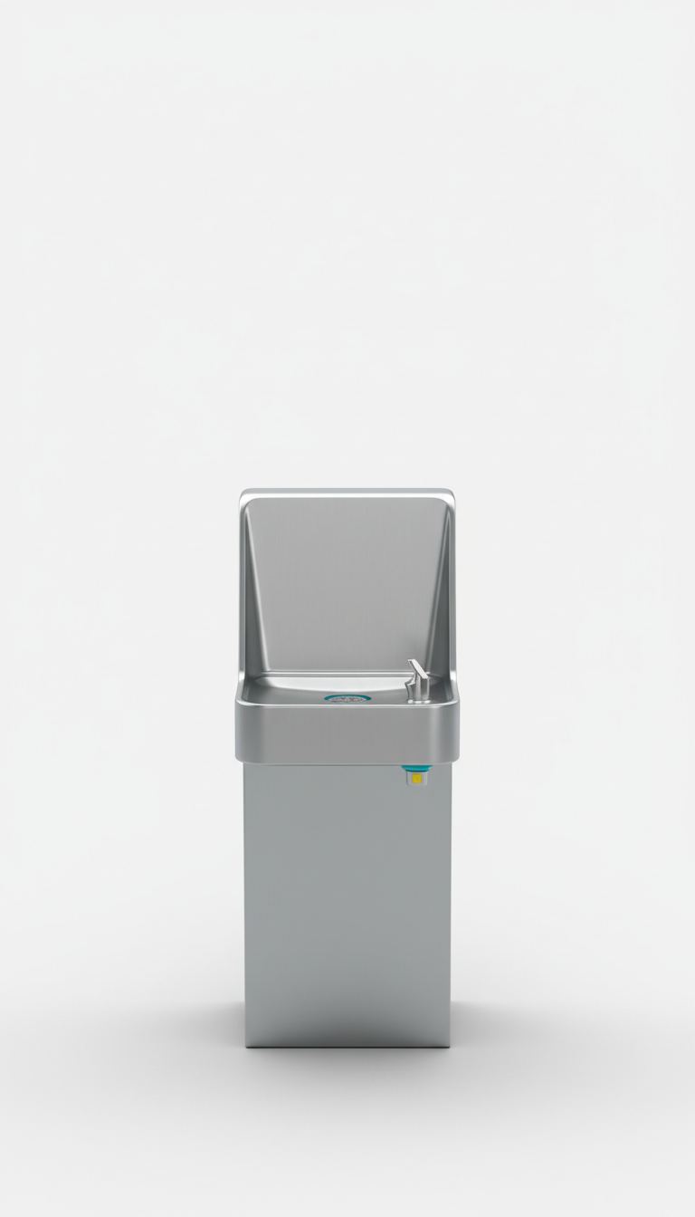 Stainless steel hydration station